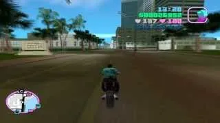 Grand Theft Auto Vice City : Testing Motorcycle =)