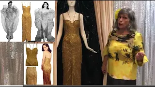 Doris’ Gypsy Rose Lee’s Burlesque Gold Fringe Gown, which Dita Von Teese wore in LA Frock Stars