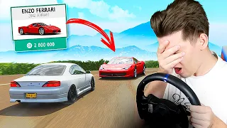 ПОКУПАЮ ВСЕ МАШИНЫ КОТОРЫЕ УВИЖУ, но МНЕ ПОПАЛИСЬ ИГРОКИ! (Forza Horizon 4 на Руле)