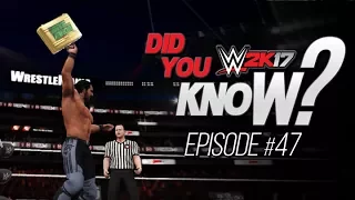 WWE 2K17 Did You Know? Hidden Cash In Cutscene, Owen Hart Easter Egg & More! (Episode 47)