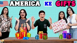 AMERICA KE GIFTS | Family Gifts Challenge | Bua ke Gifts | Aayu and Pihu Show