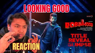 ROBINHOOD Title Reveal Glimpse RACTION | Nithiin | ROBINHOOD TEASER REVIEW |