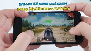 iPhone SE 2020 test game Pubg Mobile Max Setting | Apple A13 3GB Ram