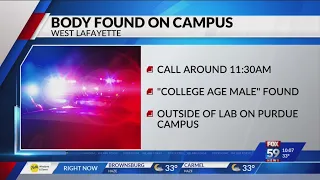 ‘College-aged male’ found dead outside Purdue campus building, coroner confirms