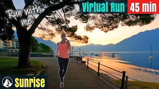 Sunrise 🇨🇭 Switzerland Wonderland | Treadmill Running | Virtual Run #61