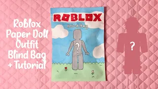 🩵paper diy🩵 ROBLOX outfit blind bag | tutorial | asmr | applefrog