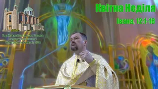 Квітна Неділя (Івана, 12:1-18)