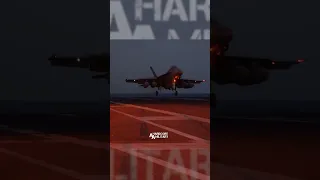 USS GERALD R. FORD World Largest Aircraft Carrier F-18E/F Super Hornets NATO Neptune Strike -LANDING