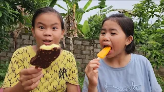 ice cream video 🍦Ăn Kem Sô cô la vs Kem tăng lực 💗 Lộc TiVi