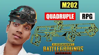 Everything You Should Know about M202 QUADRUPLE RPG in PUBG MOBILE.🔥