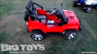 Детский электромобиль T-7811 RED джип, Jeep, красный - дисней.com.ua