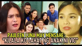 PAULEEN LUNA SINUPALPAL AT NAGBIGAY NG PATUNAY NA WALANG ANAK SI VIC SOTTO KAY JULIA CLARETE!