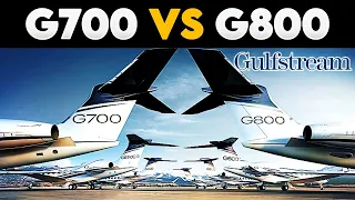 GULFSTREAM G700 VS GULFSTREAM G800 Business Executive Private Jets Full Comparison