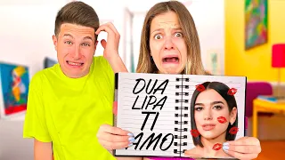 LEGGO IL DIARIO SEGRETO DI MATTI E SCOPRO CHE AMA DUA LIPA!💔 *Ninna è Arrabbiata*