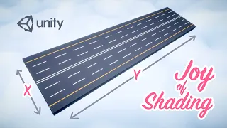 Procedural Road made with Unity Shader Graph (Tutorial)