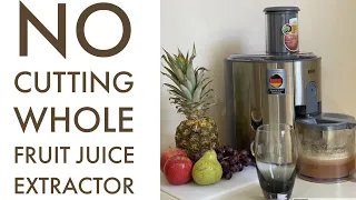 Braun J700 Spin Juicer extractor IN ACTION