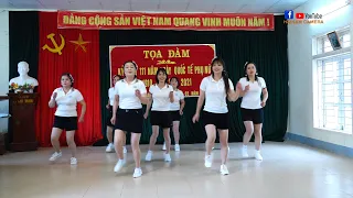 Bài nhảy 30 bước Xuân Yêu thương - Nhóm nhảy Sắc Hoa, cụm dân cư QL 6 Vân Hồ