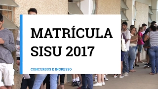 Matrículas SISU 1º semestre 2017 | UFJF