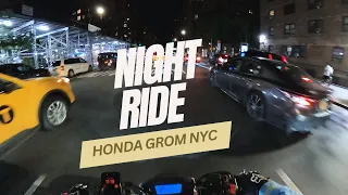 Night Ride NYC Honda Grom | Pure Sound [HD]