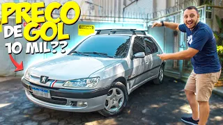 UM CARRO DEPRECIADO ABAIXO DOS 14 MIL REAIS SUPER TECNOLOGICO😱 PEUGEOT 306