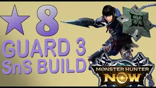 Monster Hunter Now - Sword And Shield Guard Build VS 8 Stars Monsters OK!