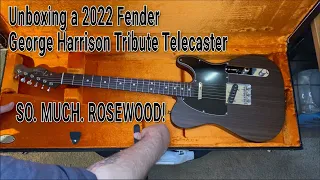 Unboxing the 2022 Fender George Harrison Rosewood Telecaster