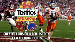 #9 Boise State vs #7 Oklahoma 2007 Fiesta Bowl Extended Highlights | GREATEST FINISH IN CFB HISTORY