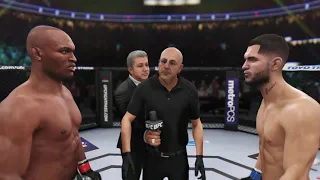 Kamaru Usman vs Jorge Masvidal UFC 3 Ps4 Gameplay No Commentary