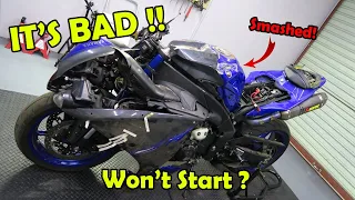 Rebuilding A Crashed 2014 Yamaha R1