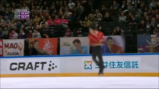 Nathan CHEN - 2016 Trophee de France - FS (CBC)