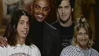 Nirvana en Saturday Night Live 1993 con Charles Barkley