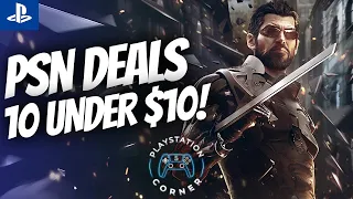 AMAZING PlayStation Store Sale Live Right Now! 10 Must Buy PSN Deals Under $10! PS4 and PS5!