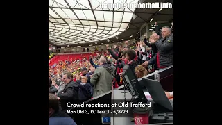 Man Utd reactions vs RC Lens - Saturday August 5 2023 HD 1080p
