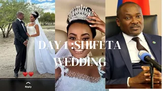 Wedding Day 1:Honourable Minister Pohamba Shifeta weds Sylvia Hofeni