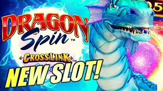 ★NEW SLOT!★ DRAGON SPIN CROSS LINK (WATER & AIR) Slot Machine (LIGHT & WONDER)