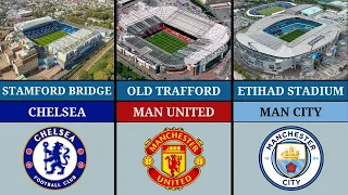 Premier League 2023 - 2024 ALL THE STADIUMS. HB Football.