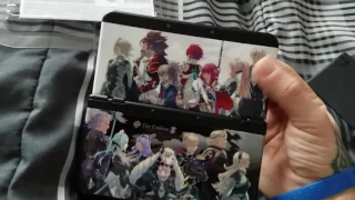 Black New 3ds - Showing off some Face Plates Cover Plates