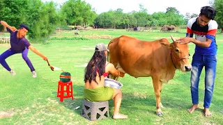 Must Watch New Funny Comedy Video 2022 Best Amazing Funniest video Episode 26 By Funny Dhamaka Ent