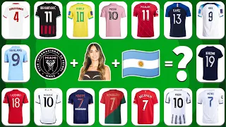 Guess WIVES/GIRLFRIENDS, Song, Jersey numbers, CLUB, and National team of football players|Ronaldo