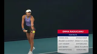 Emma Raducanu v Katie Boulter HD  Battle of the Brits Mon 27 July 2020