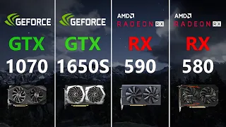 GTX 1070 vs GTX 1650 SUPER vs RX 590 vs RX 580 8GB Test in 7 Games
