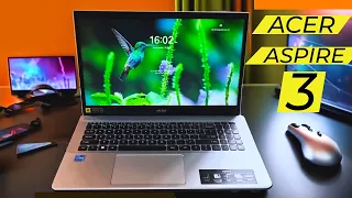 Acer Aspire 3 Laptop with Intel Core i3 12th Gen 1215U unboxing and full review.