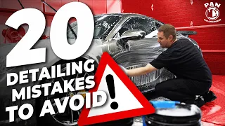 20 Top Car Detailing Mistakes you MUST avoid when washing your car!