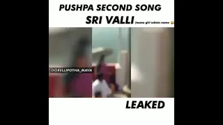 pushpa leaked video song #srivalli#alluarjun#rashmika