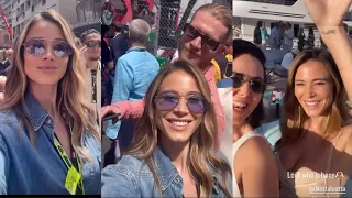 Diletta leotta in Monaco Grand Prix with loris karius