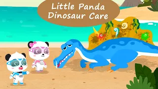 Little Panda Dinosaur Care - Save the Dinosaur Planet and take care of the Dinosaurs | BabyBus Games