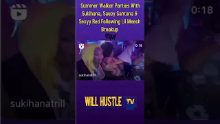 Summer Walker Parties With Sukihana, Saucy Santana & Sexyy Red Following Lil Meech Breakup