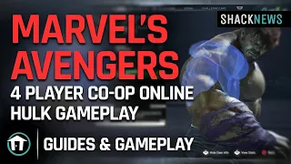 Marvel's Avengers - 4 Player Co-op Online Hulk Gameplay