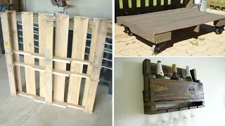 10 Ways Of Turning Scrap Wood Pallets Into Furniture