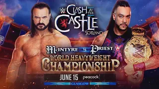 WWE 2K24 Drew McIntyre Vs. Damian Priest for the World Heavyweight Championship Match Simulation.